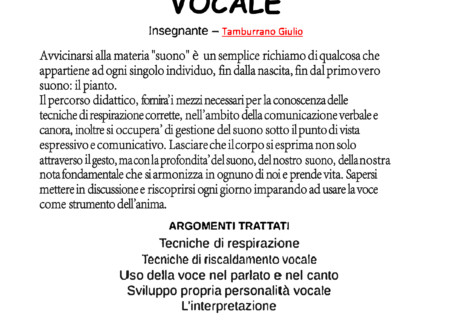 Canto e tecnica vocale