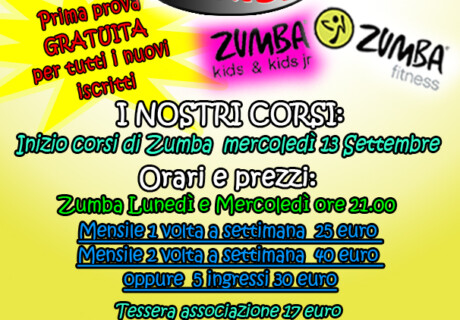 Corsi di Zumba 2023/24